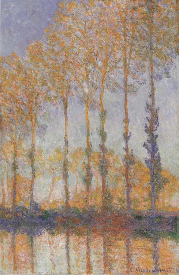 Poplars on the banks of the EPTE